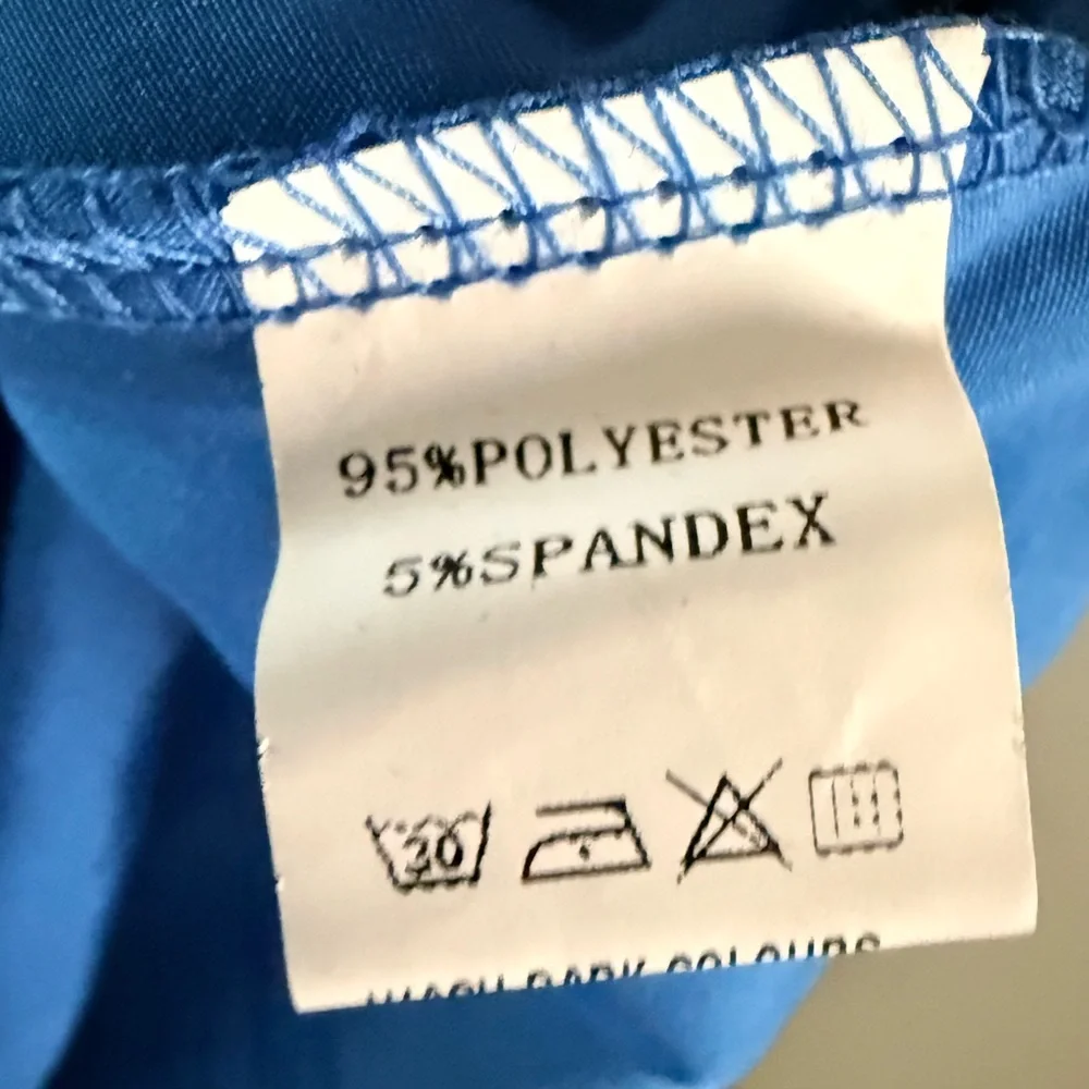 NWOT Chic Blue and Black Lace Dress - Picture 6 of 6